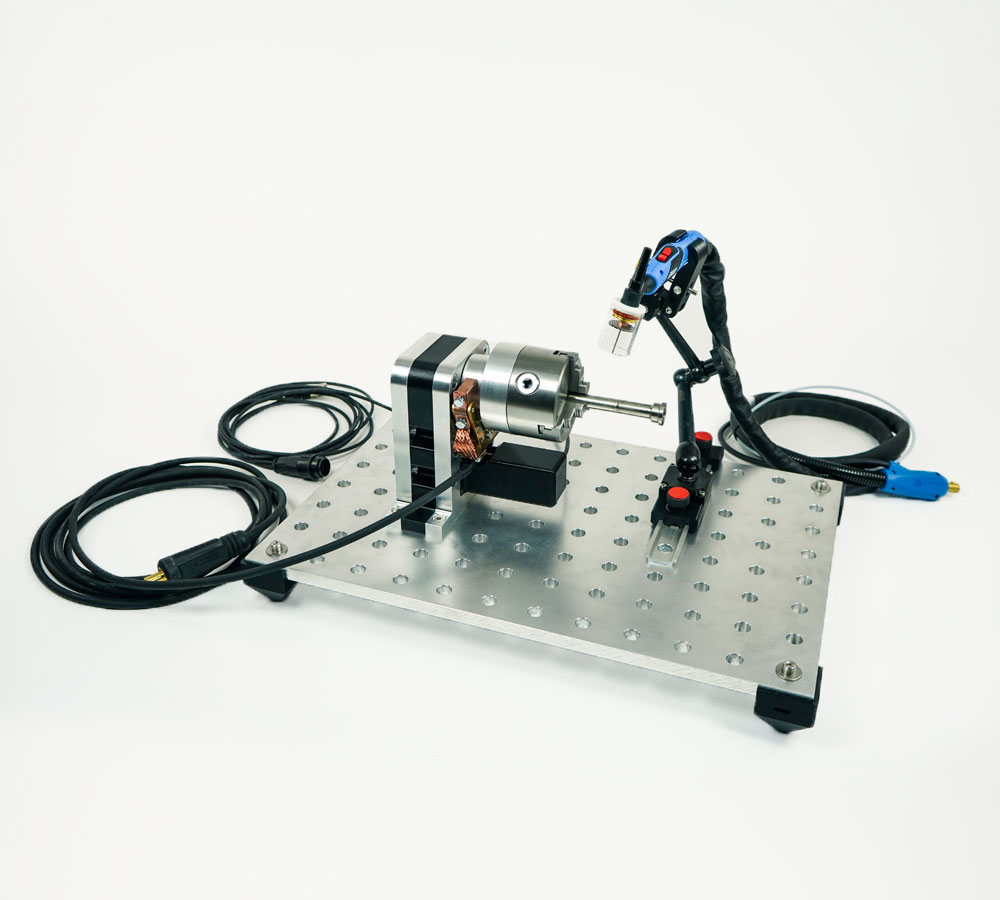 TURN100System-Drehvorrichtung-Turn_Table TURN-100 System - Drehvorrichtung zum Orbitalschweissen - Turn Table for Orbital Welding